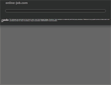 Tablet Screenshot of online-job.com